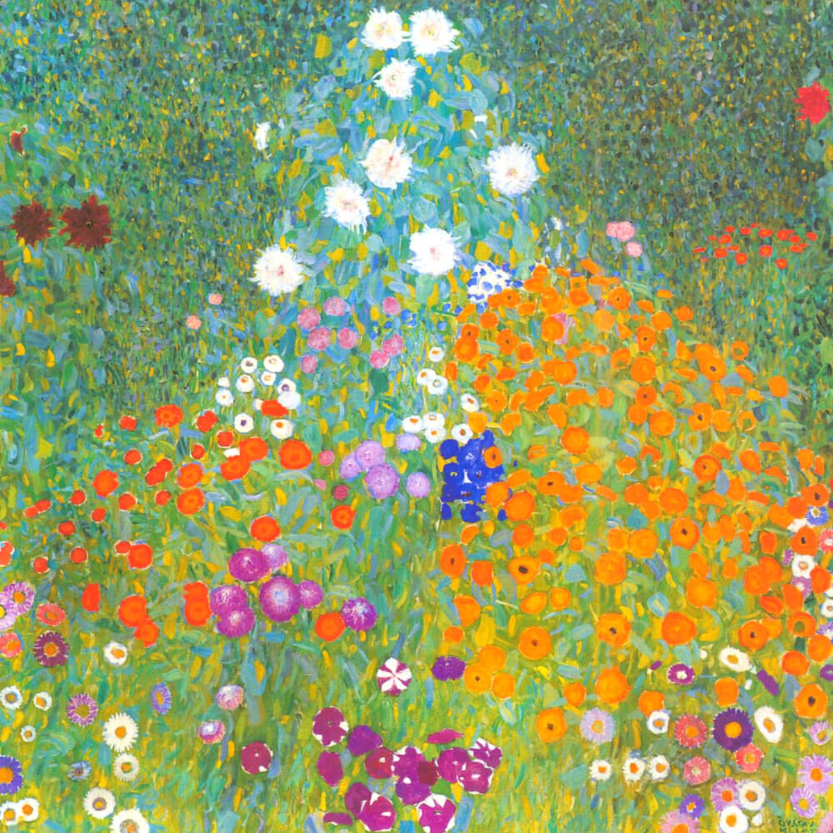 Flower Garden by Gustav Klimt